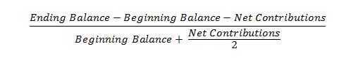 Rate of Return Equation